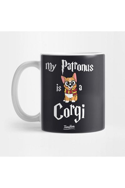 TatFast كوب لطيف من Funny Corgi Lover Corgi، هدية، مهر، حامل عرض
