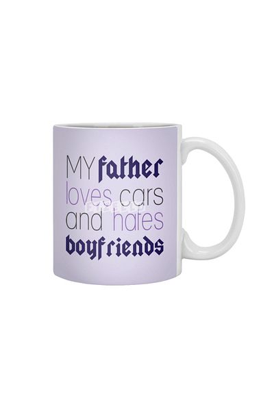 Fizello كوب أبيض من I Love My Dad، هدية، مهر، عرض
