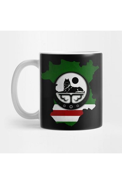 TatFast كوب خريطة تشيتشنيا، هدية، مهر، حامل عرض
