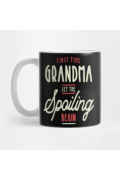 TatFast Grandma Let The Spoiling Begin Gift First Time Grandma Mug
