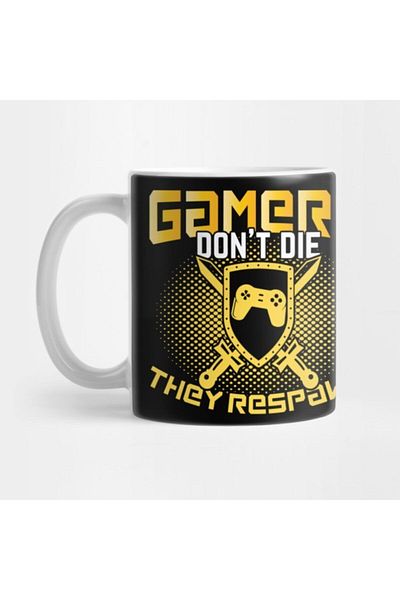TatFast Gamers Ne Dieyen Respawn Mug - Gift, Dowry and Presentation