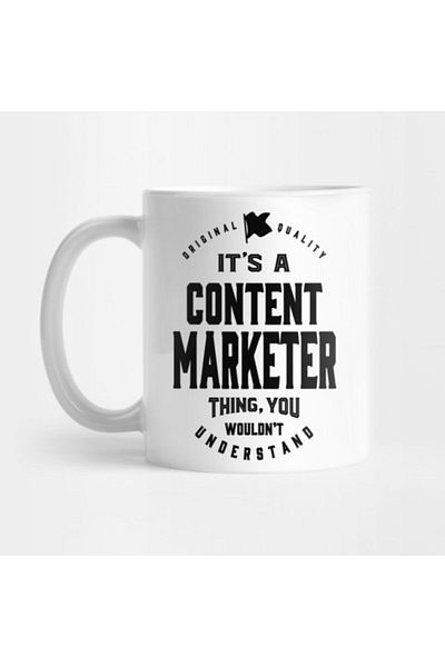 TatFast Content Marketer Mug, Gift, Dowry, Presentation Holder