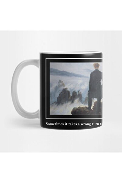 TatFast كوب Wanderer Above The Sea Of Fog، هدية، مهر، عرض