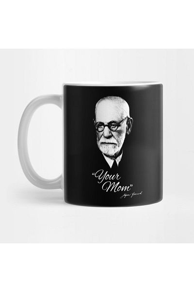 TatFast كوب Sigmund Freud Your Mom Fun Psychology لعلاج الأعضاء العلاجيين والانكماش وعلاج الأعضاء
