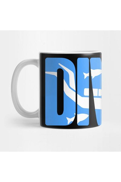 TatFast Dive |   Scuba Diving Design Mug, Gift, Dowry, Presentation Holder