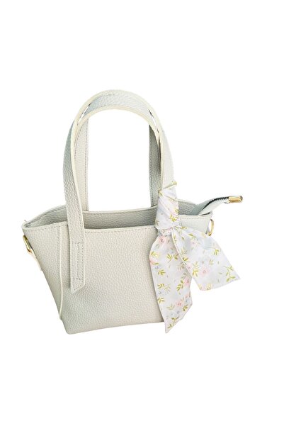 ÇANTA М'яка шкіряна жіноча сумка на руку та через плече з шарфом шкіряною пудрою