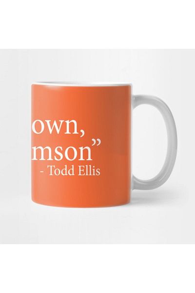 TatFast كوب Touchdown Clemson، هدية، مهر، حامل عرض