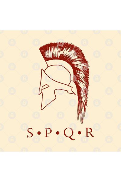 TatFast Spqr Centurion Helmet Mug, Gift, Dowry, Presentation Holder