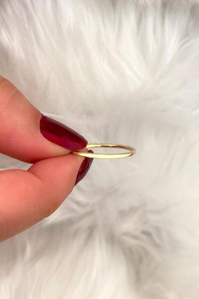 Fiyonk Kuyumculuk 14 Ayar Altın Düz Halka Yüzük