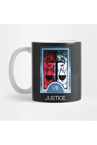 TatFast Justice Arcana Tarot Card Mug, Gift, Dowry, Presentation Holder