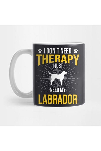 TatFast هدية علاجية - أنا فقط بحاجة إلى كوب Labrador Dog Lover T، هدية وعرض