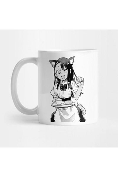 TatFast Nagatoro Cat Ears Mug, Gift, Dowry, Presentation
