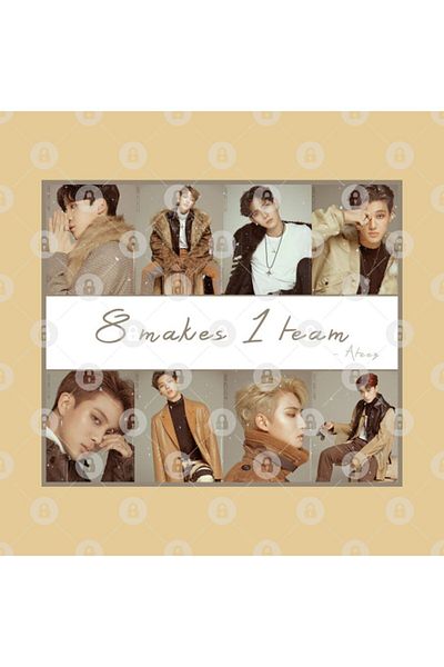 TatFast Ateez - 8 Makes 1 Team Cup, Gift, Dowry, Presentation Holder