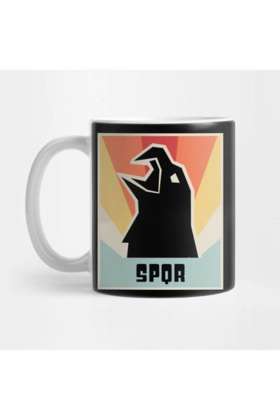 TatFast Spqr - كوب بتصميم إمبراطوري إمبراطوري عتيق، هدية وعرض