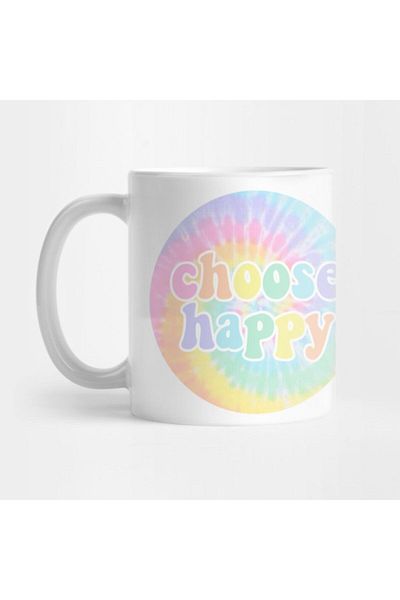 TatFast اختر كوب Happy Tie Dye، هدية، مهر، عرض