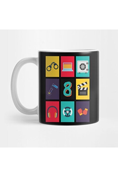 TatFast كوب Sense8 ذو الأيقونات المسطحة، هدية، مهر، هدية