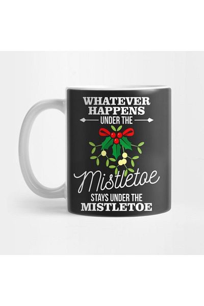 TatFast كوب ما يحدث تحت كوب Mistletoe Stays