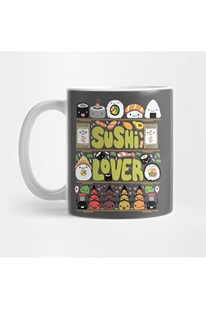 TatFast كوب عاشق السوشي، هدية، مهر، حامل العرض