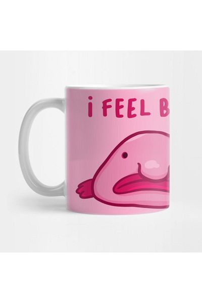 TatFast كوب Blobfish Feels Blah، هدية، مهر، عرض