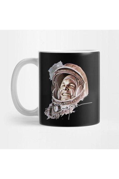 TatFast كوب رائد فضاء من Yuri Gagarin Ussr Cccp - هدية، مهر، عرض
