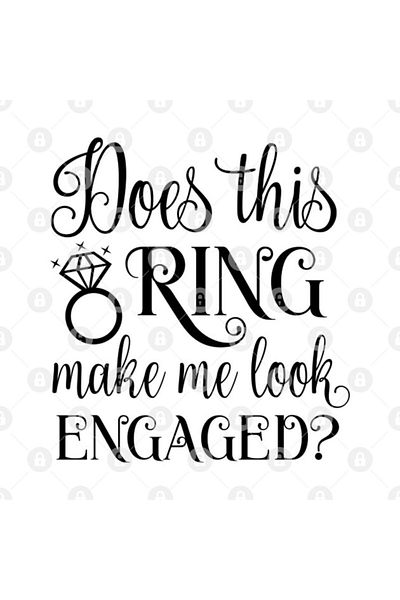 TatFast Does This Ring Make Me Look Engaged Mug, Gift, Dowry, Presentation Holder