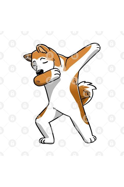 TatFast كوب مضحك من Akita Inu Dabbing، هدية، مهر، عرض