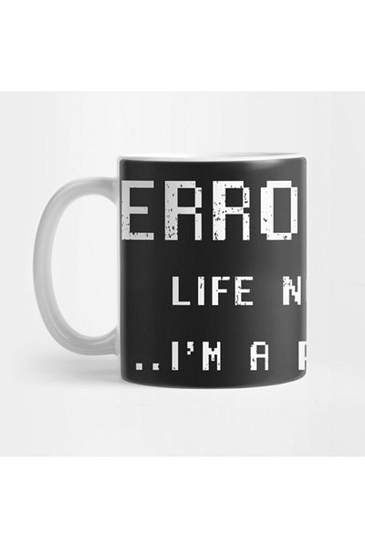 TatFast Funny Geek Error 404 Life Not Found...I'm A Programmer Mug