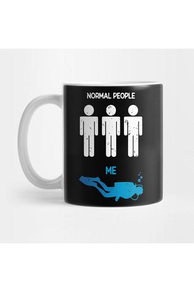 TatFast Underwater Diver Mug, Gift, Dowry, Presentation Holder