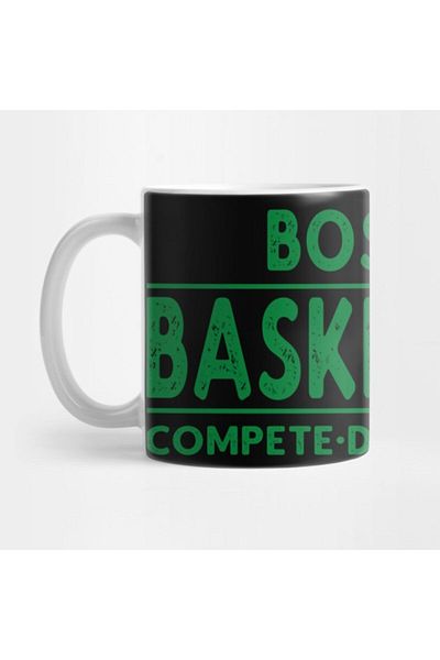 TatFast Boston Basketball - Compete Defeat Repeat Trophy, Gift, Dowry, Presentation