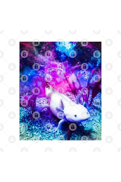 TatFast كوب Space Axolotl، هدية، مهر، حامل عرض
