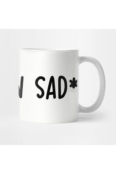 TatFast Dabs In Sad Millennial Depressed Breast Mental Health Illness Lit Edgy Mug