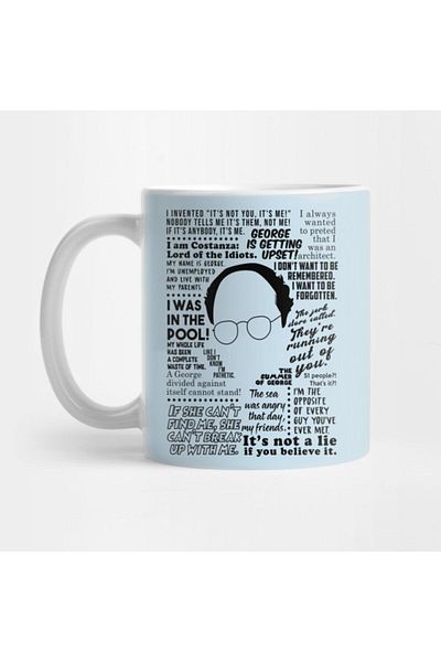 TatFast George Costanza Mug, Gift, Dowry, Presentation