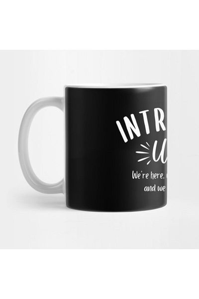TatFast هدية عيد ميلاد مضحكة للرجال من Introvert، هدية عيد ميلاد للرجال من Introvert Unite We Want To Go Home، كوب Ft325
