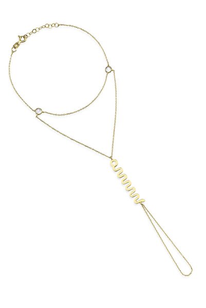 Fiyonk Kuyumculuk 14 Ayar Altın Yılan Objeli Şahmeran