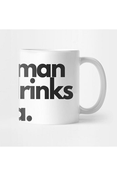 TatFast Men's Tea Drinker - Mug, Gift, Dowry, Presentation