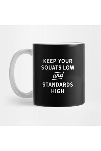 TatFast Gym Workout Novelty - Squat Leg Day Mug, Gift, Dowry and Presentation Set