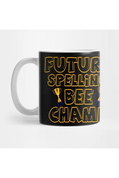 TatFast Future Spelling Bee Champ - كوب بقصة ضيقة، وهدية، ومهر، وعرض