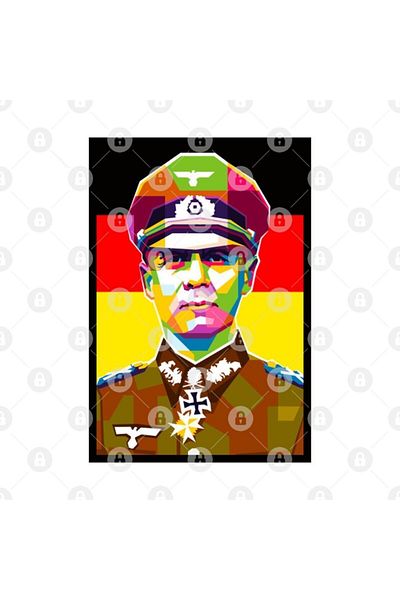 TatFast Erwin Rommel Mug, Gift, Dowry, Presentation Holder