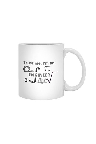 Fizello كوب أبيض من Trust Me, I'm An Engineer، هدية، مهر، عرض