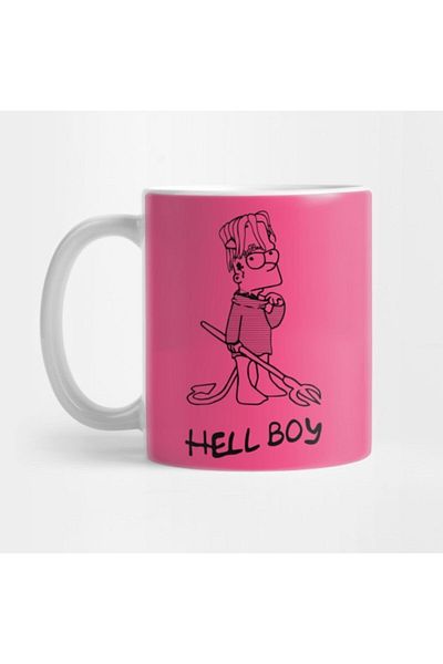 TatFast Hell Boy Lil Peep Mug, Gift, Dowry, Presentation Holder