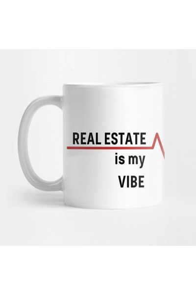 TatFast كوب Real Estate Is My Vıbe، هدية، مهر، عرض