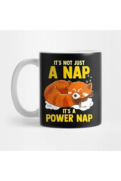 TatFast كوب Power Nap Red Panda - هدية ومهر وعرض