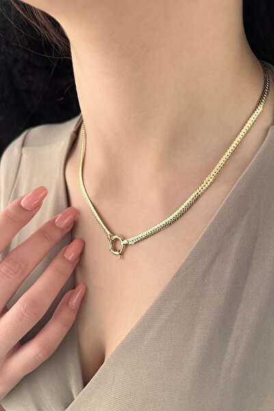 Fiyonk Kuyumculuk 14 Ayar Altın Italyan Balıksırtı 4 Mm