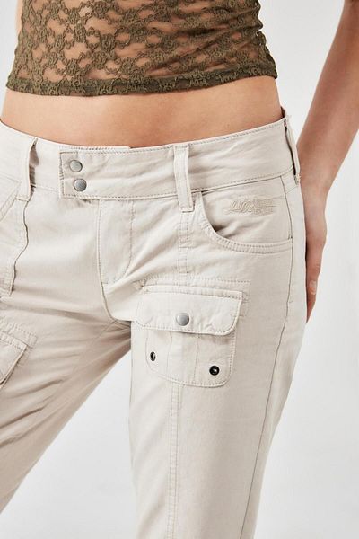 september island Alfecca Meridiana Ecru Y2K Cargo Pants