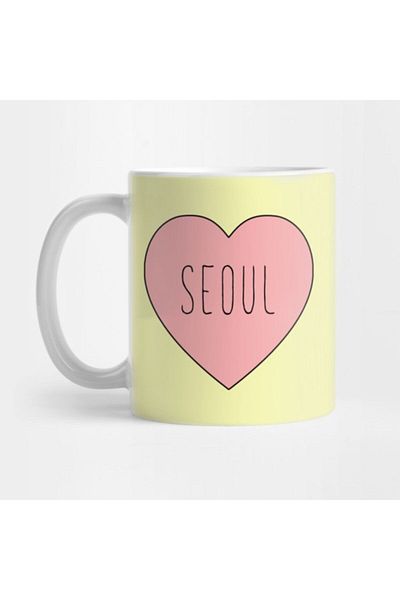 TatFast I Love Seoul Heart Cup, Gift, Dowry, Presentation