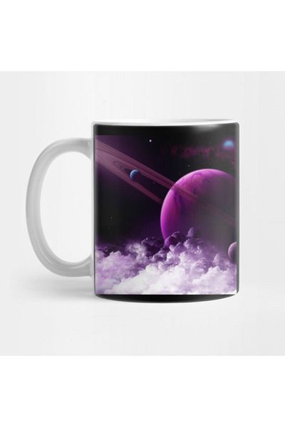 TatFast Purple Saturn Mug, Gift, Dowry, Presentation Holder