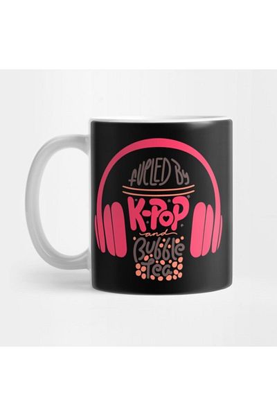 TatFast Kpop Quotes T Bubble Tea Boba Mug، هدية، مهر، عرض