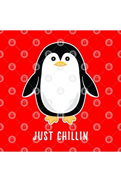 TatFast Cute Penguin Just Chillin Mug, Gift, Dowry, Presentation