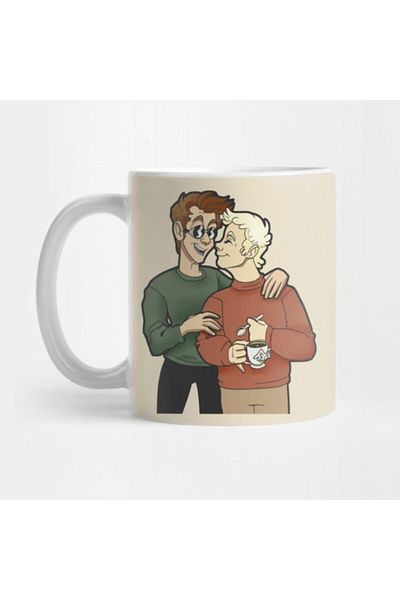 TatFast كوب Good Omens، هدية، مهر، عرض