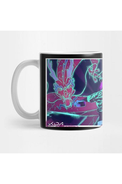 TatFast K/da Akali Mug، هدية، مهر، حامل عرض